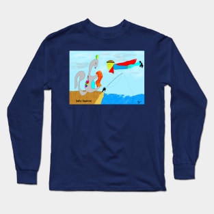 Fishing on the dock Long Sleeve T-Shirt